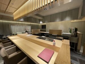 銀座 寿司店　ルーバー工事