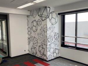 大原学園岩手盛岡校　内装仕上げ工事